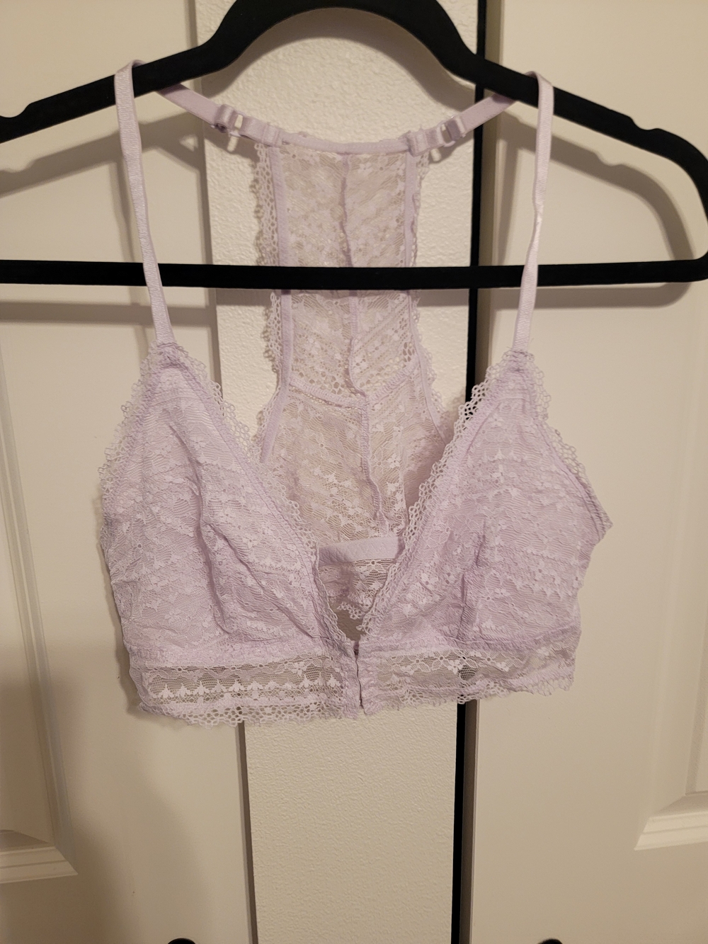 Victoria's Secret Light Lavender Lace Racerback Bralette